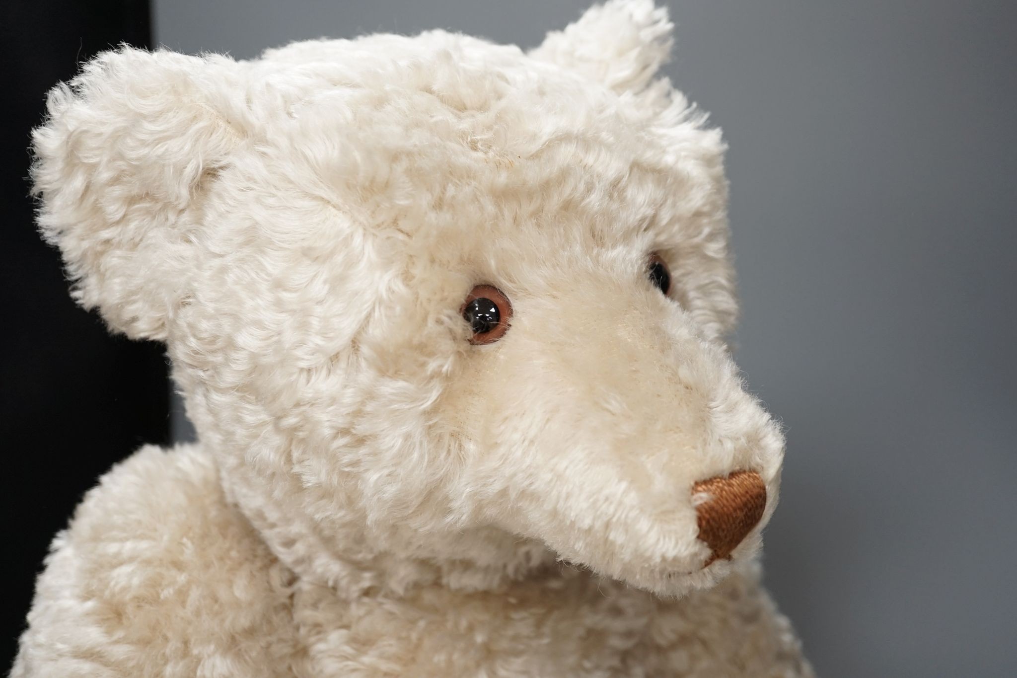 A replica white 1908 Steiff, 1994, with box and certificate